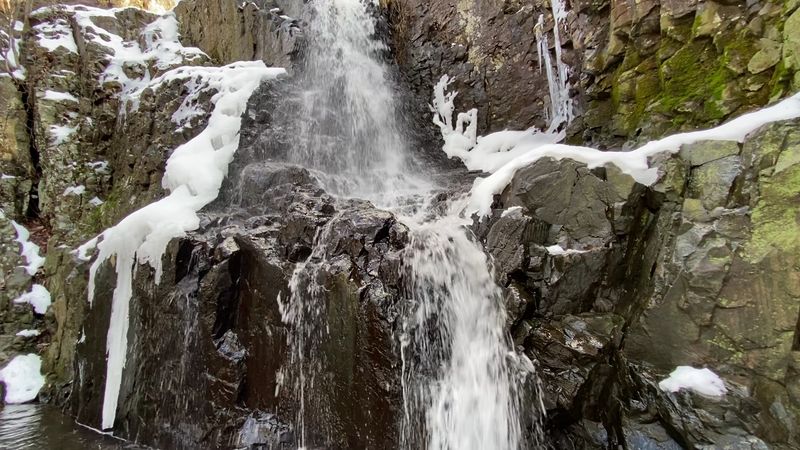 Standing in Front of a 25-Foot Cascade in the New Jersey Suburbs