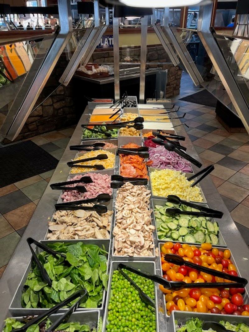 The Salad Bar, Fruit Bar, and Fresh Sides