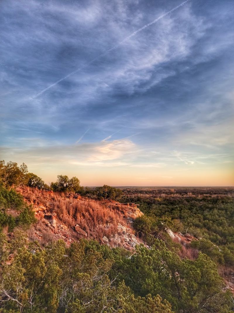 The Red Rock Landscape That Sets the Whole Mood