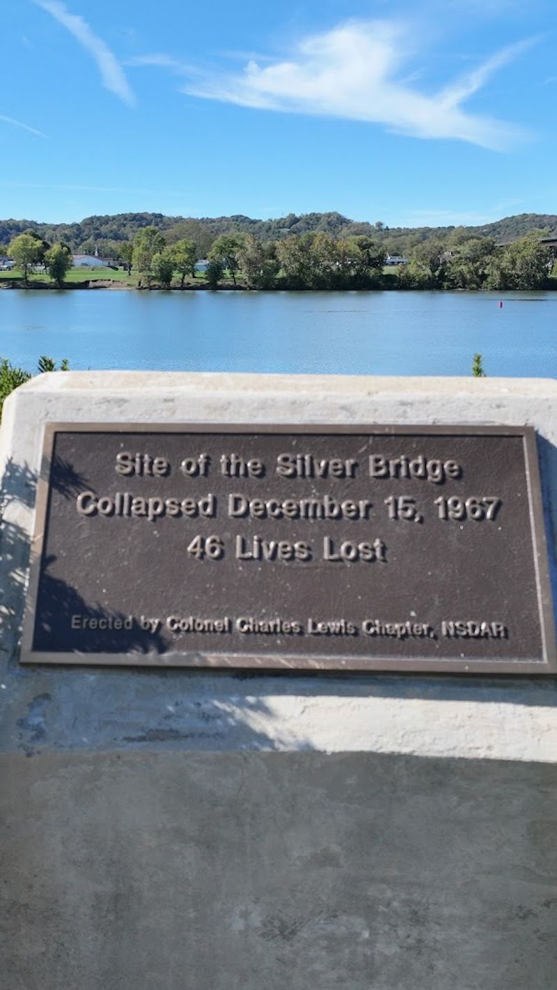 What Remains Today at the Site of the Silver Bridge