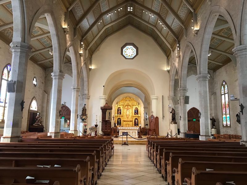 Exploring the Cathedral Interior During the Day