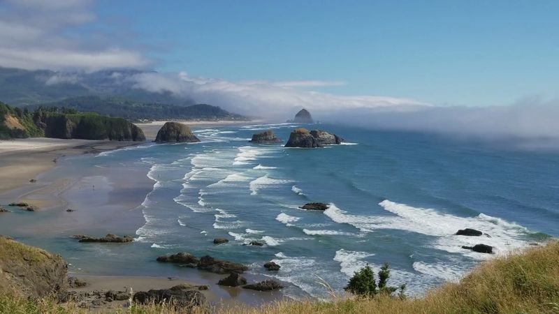 The Iconic Views of Haystack Rock and the Needles