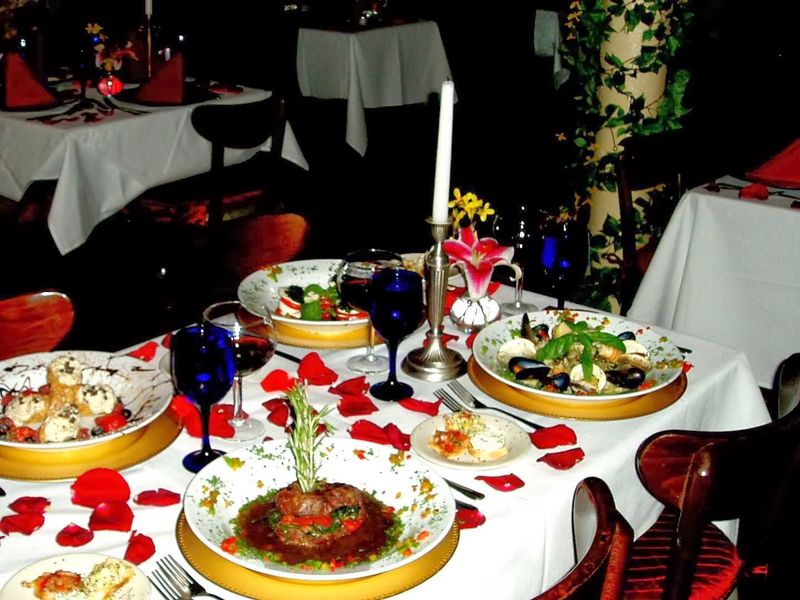 The Basement Vault Exposed Brick And Candlelit Tables