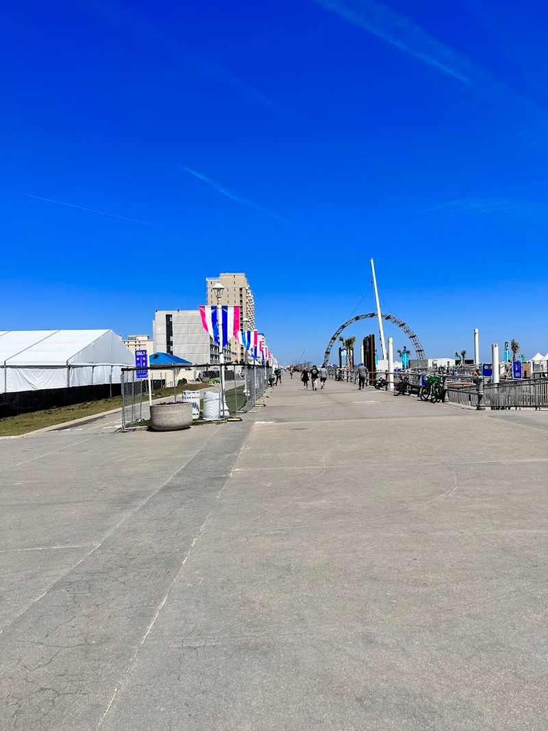 Biking and Rollerblading Along the Shore