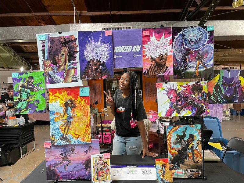 Kev Von Holt Gallery Adds a Splash of Color to the Complex