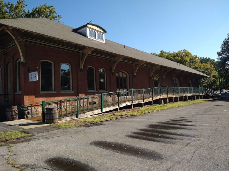 The Original Train Tracks Still Run Nearby