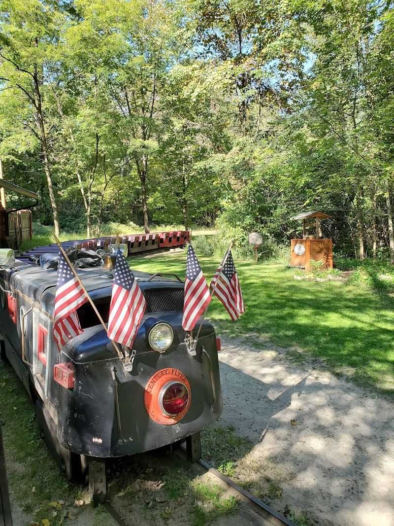 The Narrow-Gauge Train Ride Around the Park The Narrow-Gauge Train Ride Around the Park