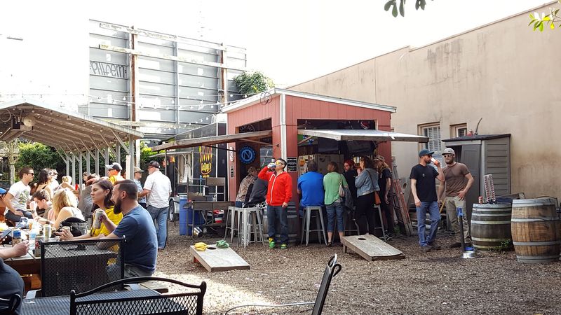 The Food Truck Setup on the Grounds