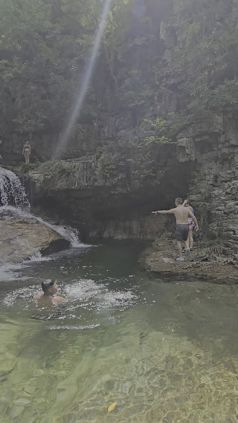 Crystal-Clear Swimming Holes Along the Way to the Falls
