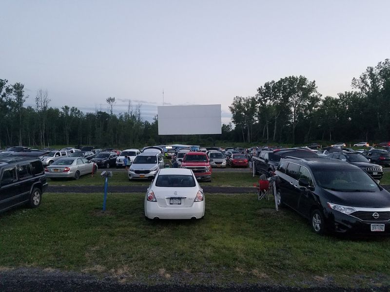 The Massive 106 Foot Screen Looming Against The Night Sky