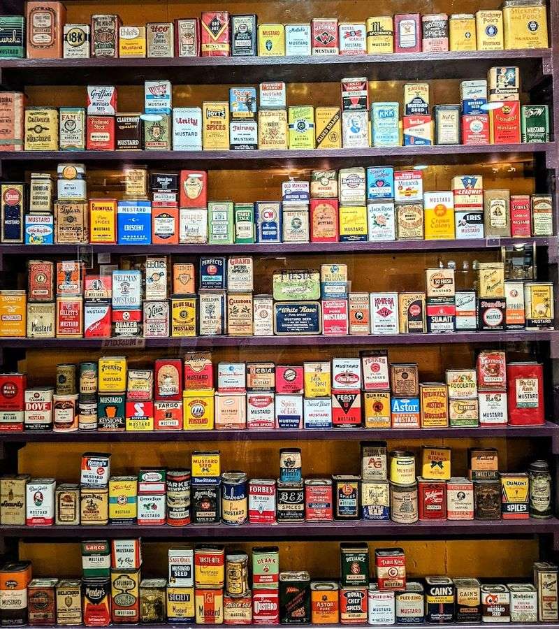 The Great Wall Of Mustard Stretching Across The Main Hall