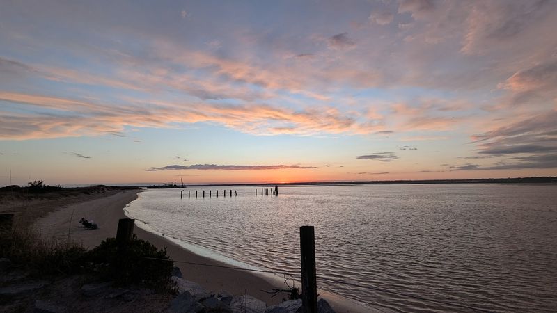 Sunrise Paddles On The Sound Side