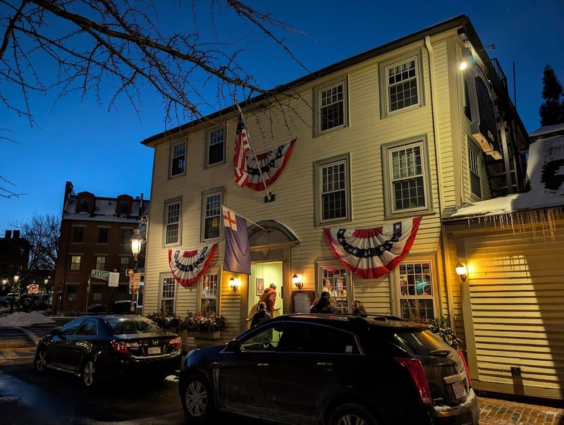 Low Wood Beamed Ceiling Throughout
