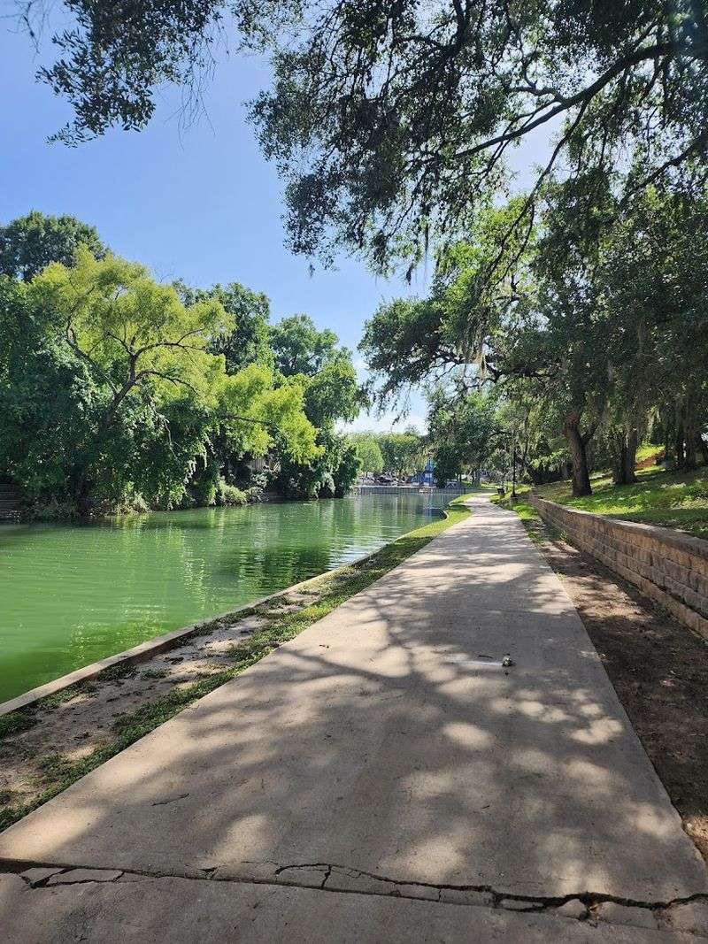 Fishing Along the Comal River Banks