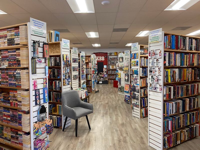 New and Used Books Living Side by Side