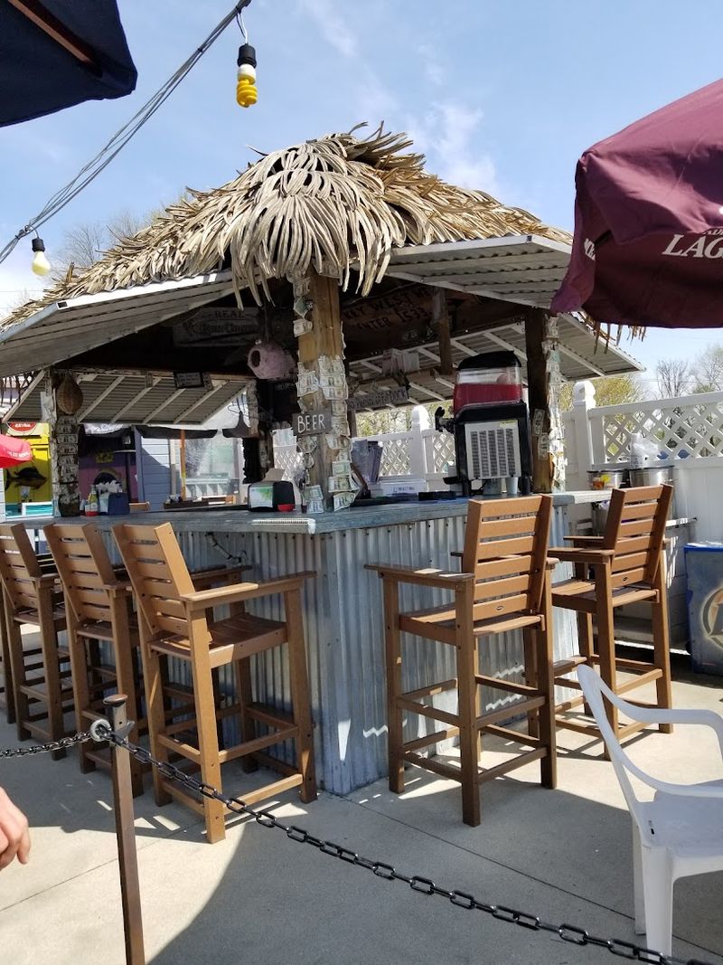 Outdoor Patio and Tiki Bar Seating