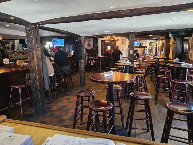 Wooden Beams And Wide Plank Floors