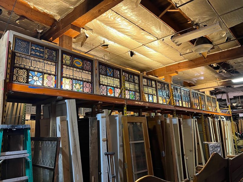 Windows, Transoms, and Glass From Another Era