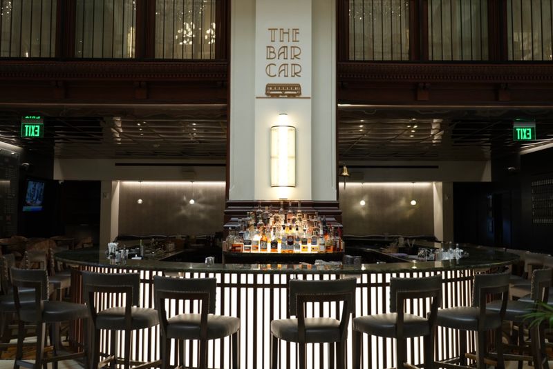 The Original Ticket Counter Now A Lounge