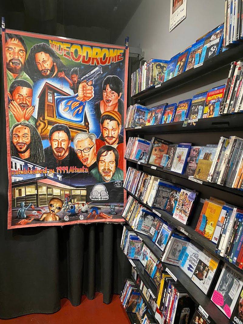 Vintage Movie Posters Covering The Bright Walls