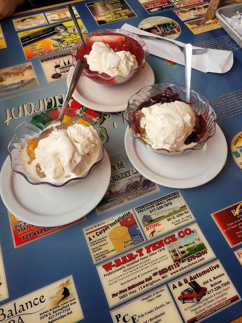 Frozen Custard and Cobbler on the Menu