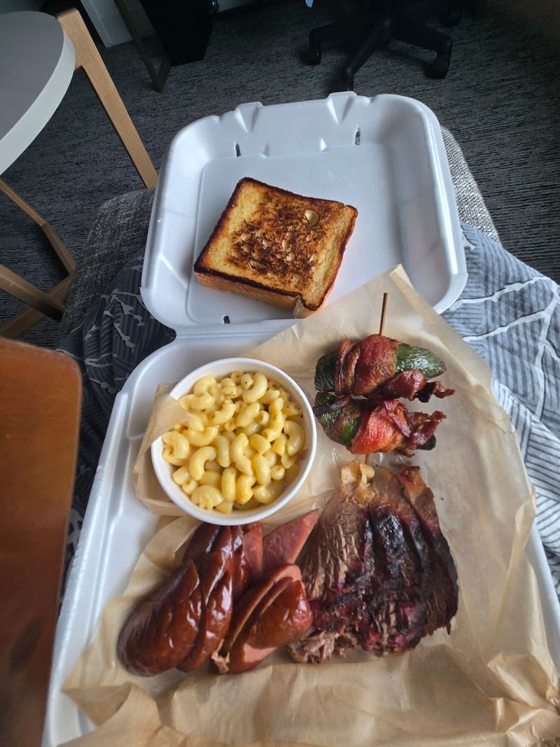 Ribs and Sausage Keep the Smoker Busy