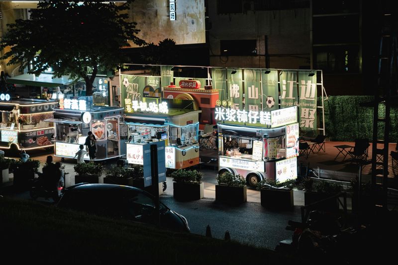 The Food Truck Courtyard Is Its Own World