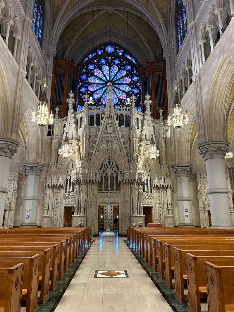 The Enormous Rose Window Above the Main Entrance