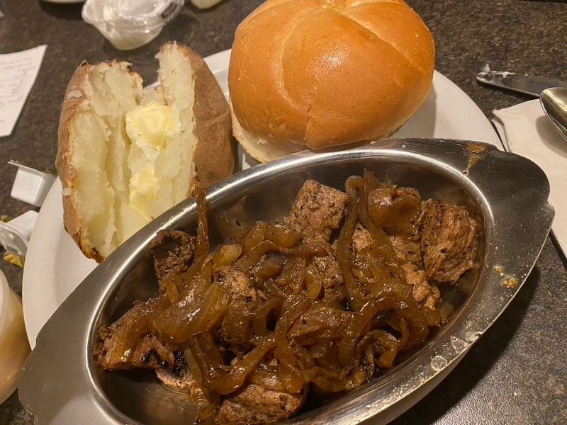 The Famous Sirloin Tips And Mushroom Gravy