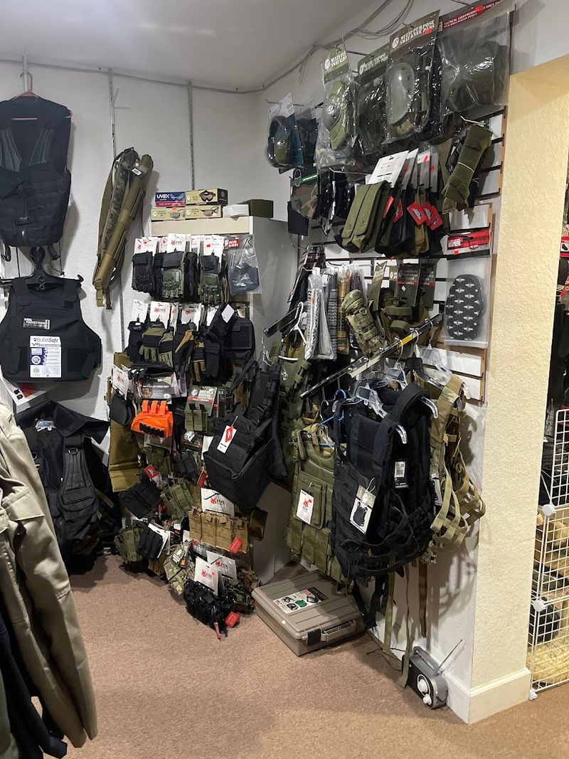 Floor To Ceiling Displays In Every Shade Of Olive Drab