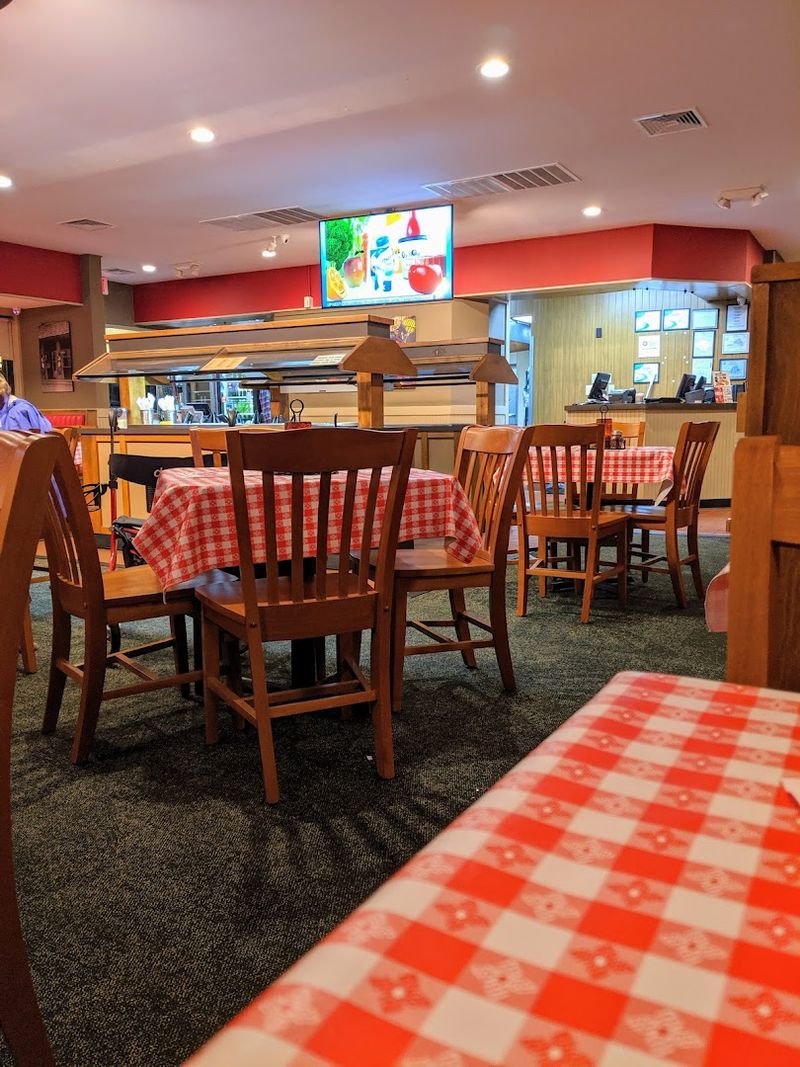 The Red Checkerboard Tablecloths Deserve Their Own Fan Club