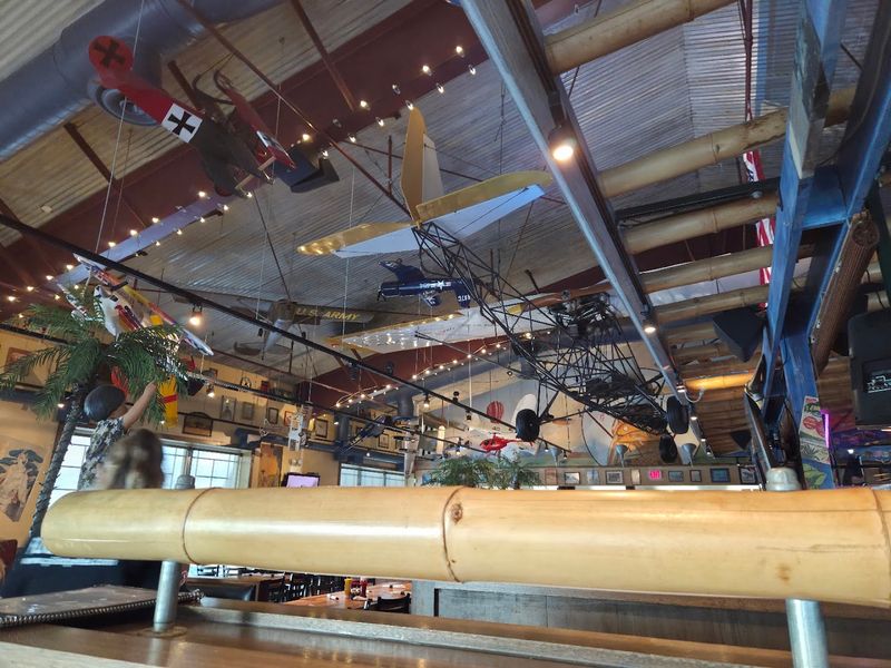 Hundreds Of Model Planes Dangling From The Ceiling