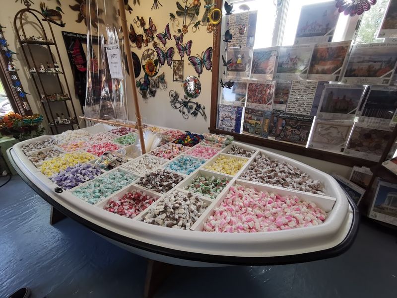 Warm Lighting And Cheery Decor Throughout The Shop