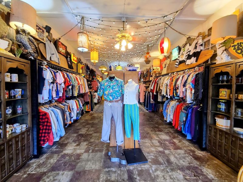 Racks Of Fifties Dresses And Nineties Denim