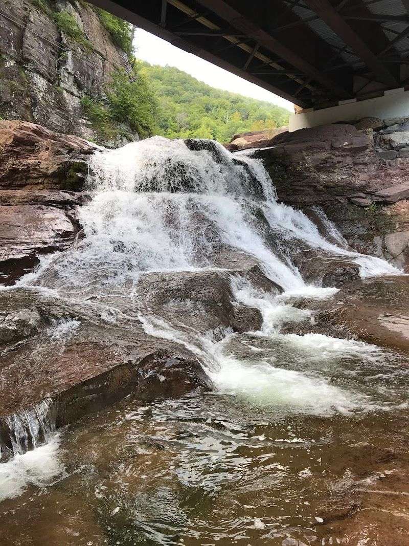 The Cool Embrace Of A Mountain Cascade