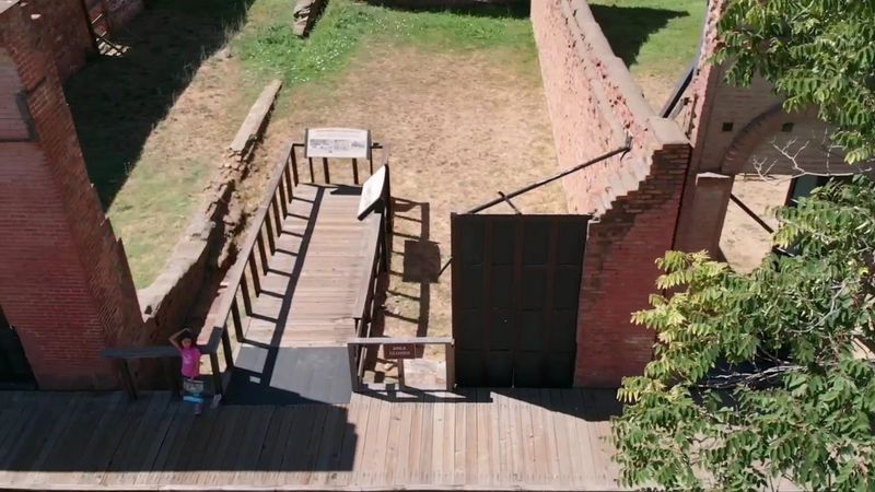Original Jail Cells And A Reconstructed Gallows Remain