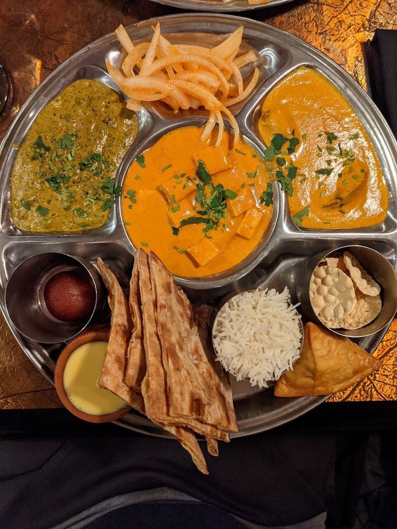 North and South Indian Dishes Living Peacefully on One Plate