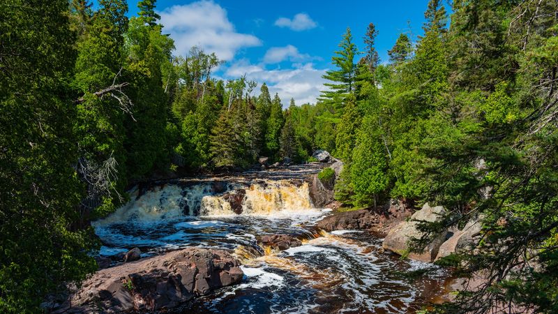 Two Step Falls: The Hike's First Big Reward