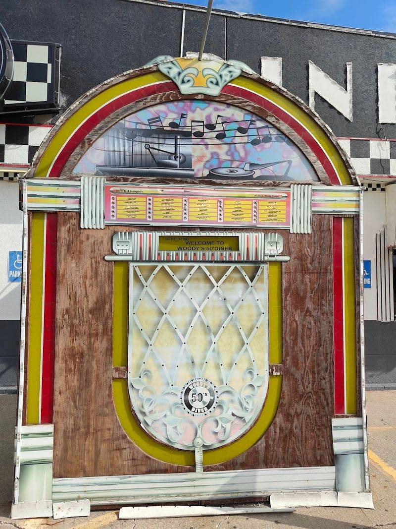 A Giant Jukebox Shaped Doorway At The Entrance