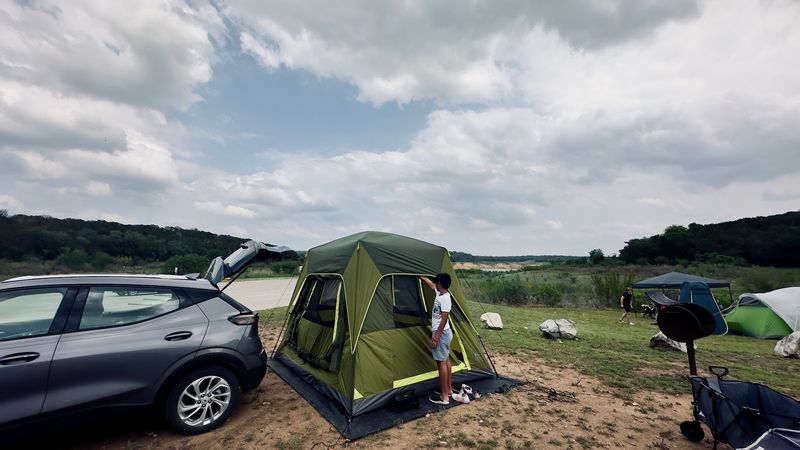 Camping Under the Stars Next to Wildflower Meadows