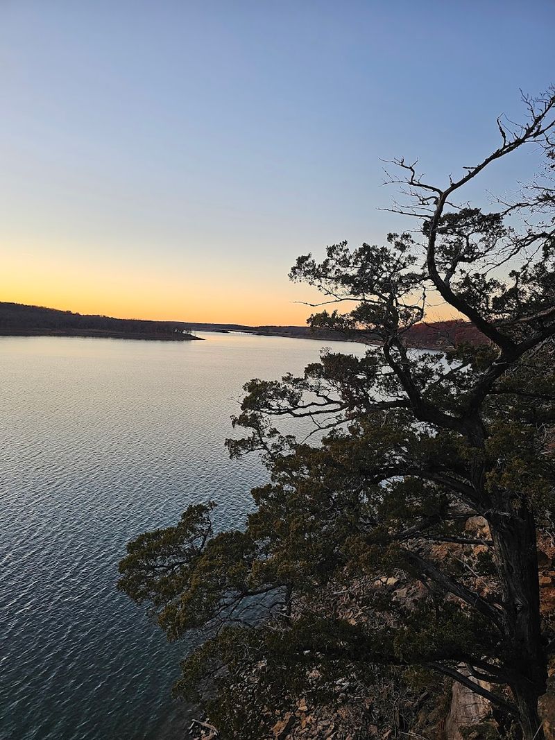 Catching the Sunset from the Trail