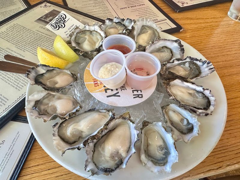 Oysters Shucked Fresh Right Before Your Eyes