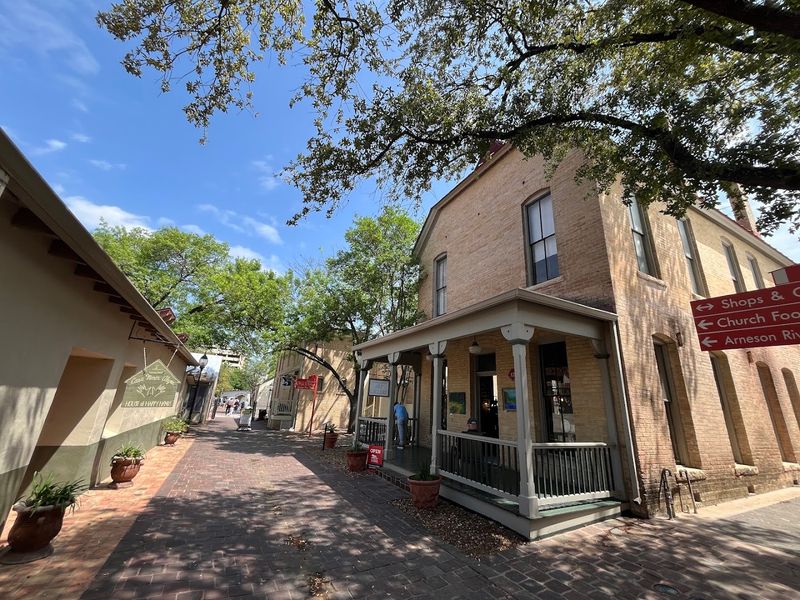 Adobe Walls and Victorian Rooflines Side by Side
