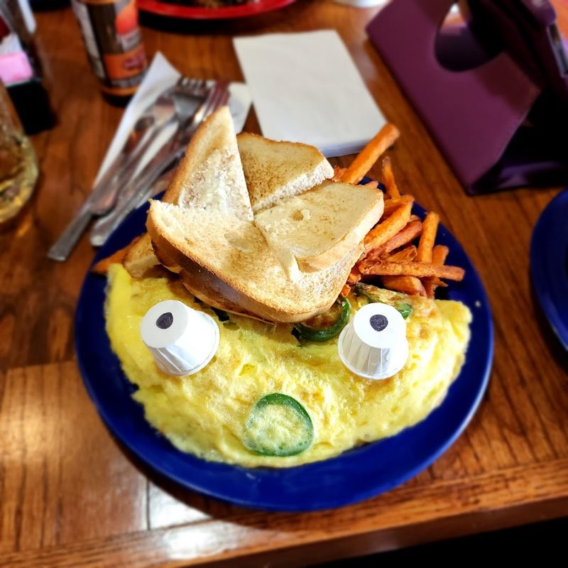 Classic Comfort Done Right: Omelettes, Pancakes, and Taylor Ham