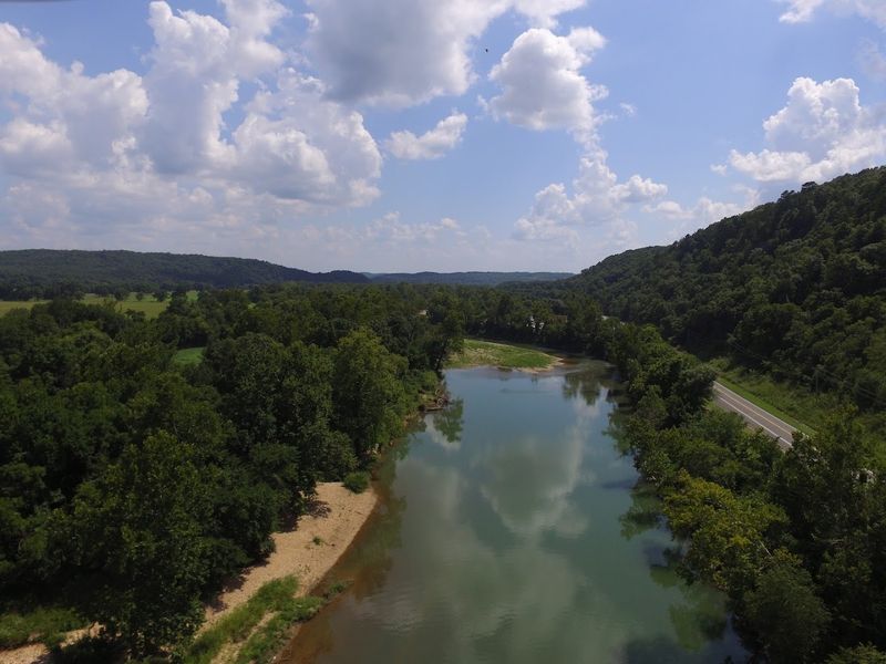 Wide-Open Skies Above the River Valley