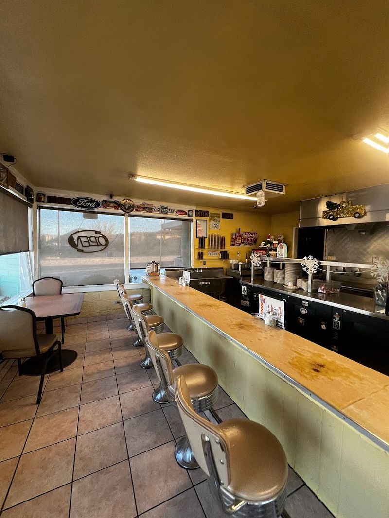 One Last Look At The Unchanged Diner Before Returning To The Highway