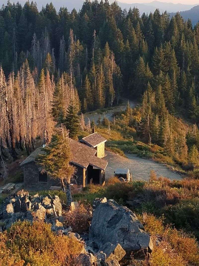 An Original 1930s Fire Lookout Paired With A 1990s Cabin