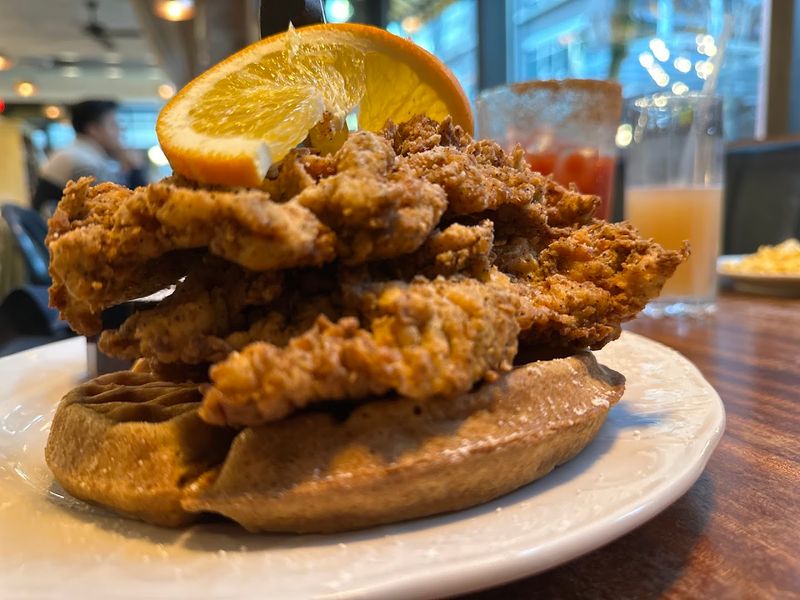 Chicken and Waffles Worth Every Minute of the Wait