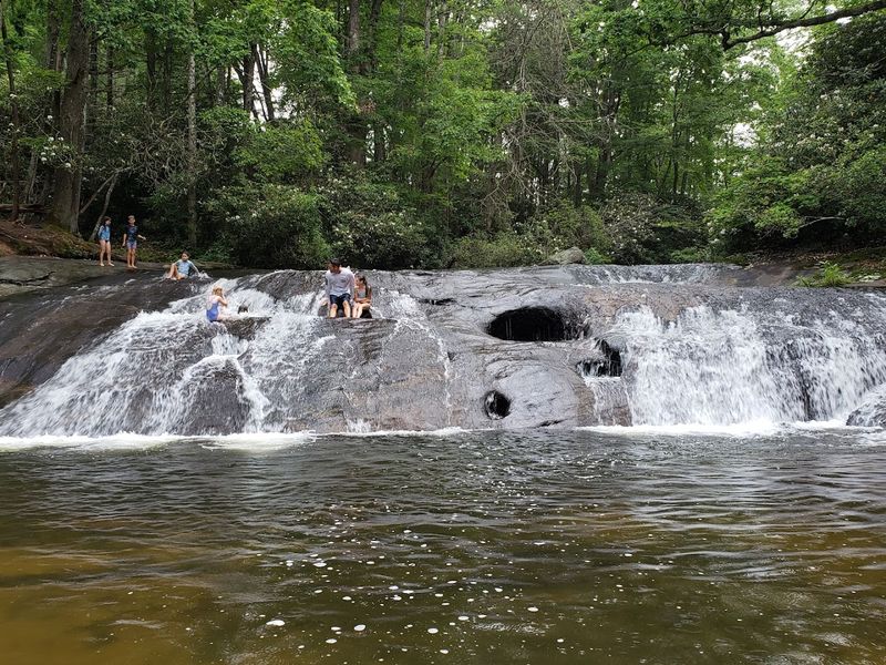 A Plunge Into The Refreshing Pool Below
