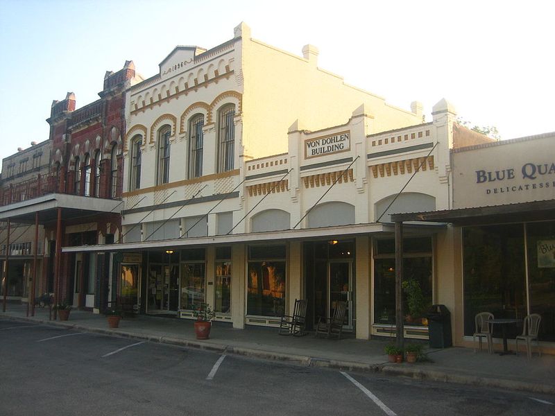 Historic Downtown Goliad: Storefronts With Actual Stories